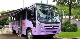 Ônibus Lilás chega a Porto Belo com dia de ações voltadas às mulheres