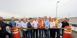 Governo do Estado libera viaduto da marginal direita na interseção da SC-486 com a BR-101 em Itajaí