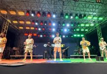 Quinteto SA encerra Carnaval inédito de Itapema na Arena Viva Verão
