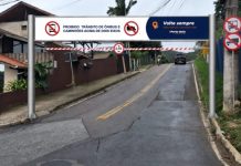 Morro de Zimbros terá interdição temporária para instalação de pórtico de restrição de tráfego