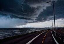 Frente fria traz chuva e risco de temporais isolados para Santa Catarina nesta semana
