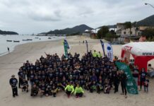 Porto Belo recolhe cerca de 800 quilos de resíduos em ação de limpeza das praias