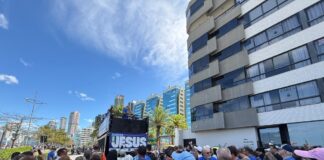 Marcha para Jesus reúne igrejas e famílias na orla do Centro de Itapema